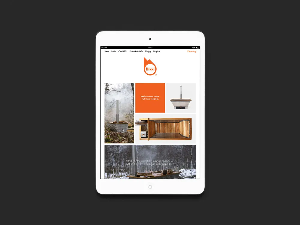 Hemsida för Hikki AB Umeå