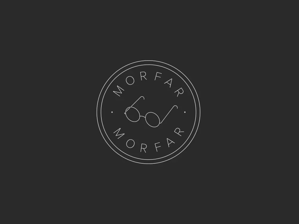 Logotype for embossing - Morfar - Handcrafted by Sweden