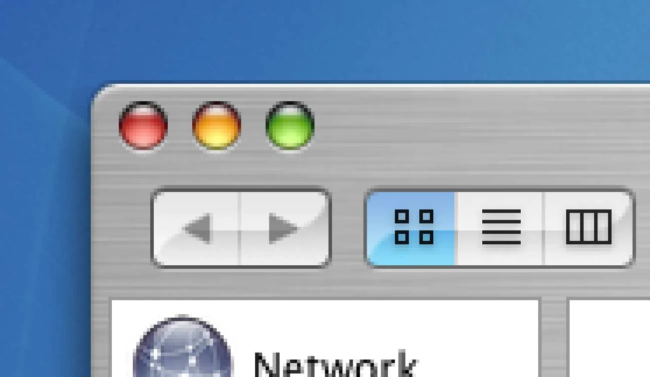 Knappar i Mac Os